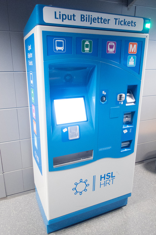 HSL ticket vending machine